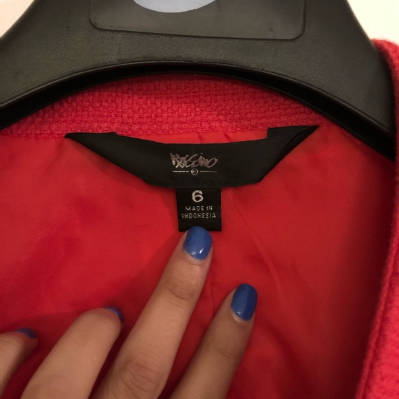 Blood Orange Mossimo Cropped Jacket - Picture 3 of 3